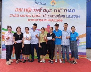 ITALISA TỔ CHỨC ĐẠI HỘI TDTT CHÀO MỪNG NGÀY 01/05